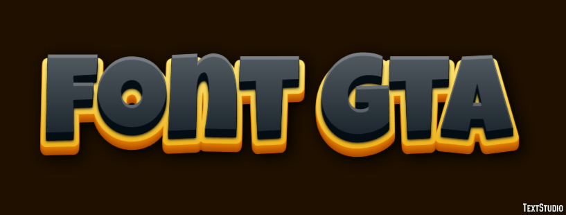 Font Gta Text Effect