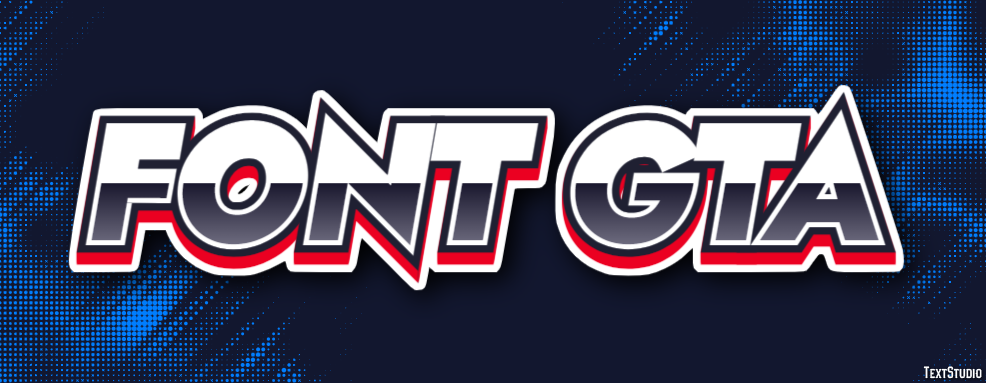 Font Gta Text Effect