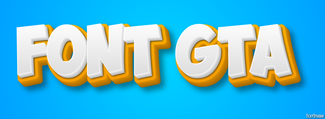 Font Gta Text Effect