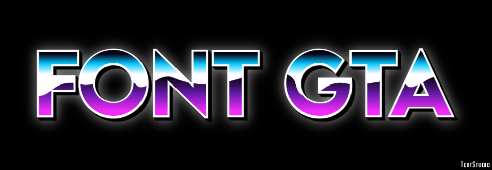 Font Gta Text Effect