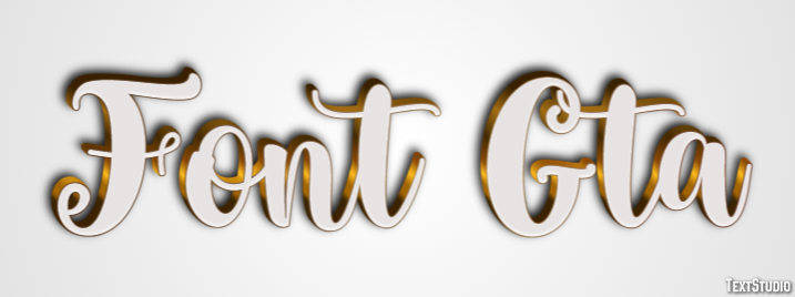 Font Gta Text Effect
