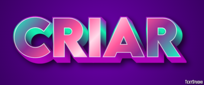 Criar テキスト効果