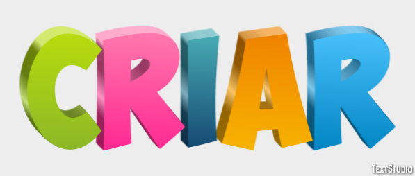 Criar Efeito do texto