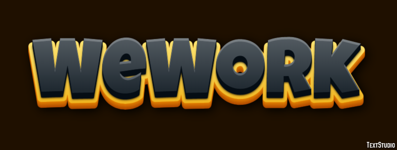 WeWork Text Effect