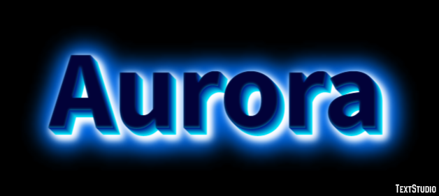 Aurora Efekt tekstowy