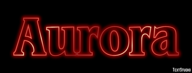 Aurora Efekt tekstowy