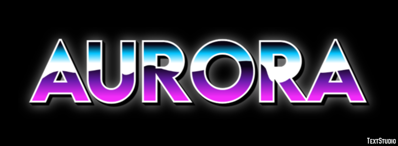 Aurora Efekt tekstowy