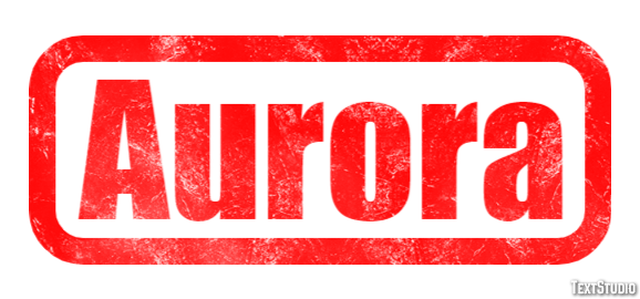 Aurora Efekt tekstowy