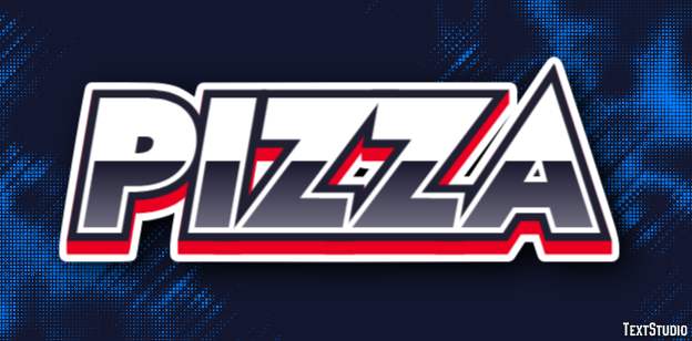 Pizza Текстовый эффект
