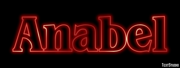 Anabel Эффект текста
