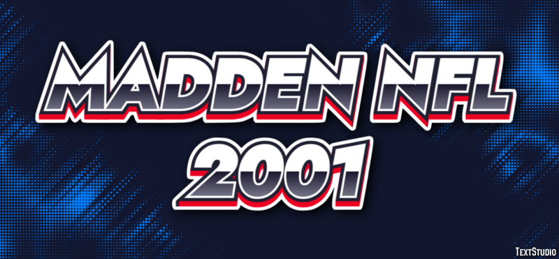 Madden NFL 2001 Текстовый эффект