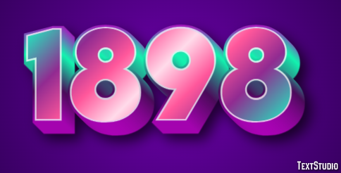 1898 Эффект текста