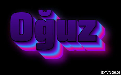 Oğuz Efecto de Texto