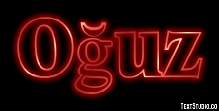 Oğuz Efecto de Texto