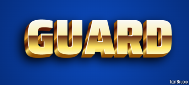 Guard Efeito de texto