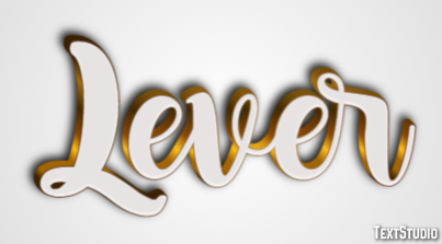 Lever Effet de Texte