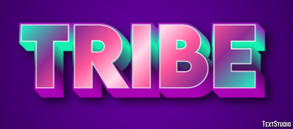 Tribe Texteffekt