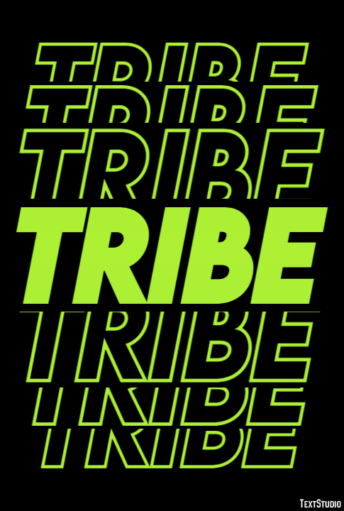 Tribe Texteffekt