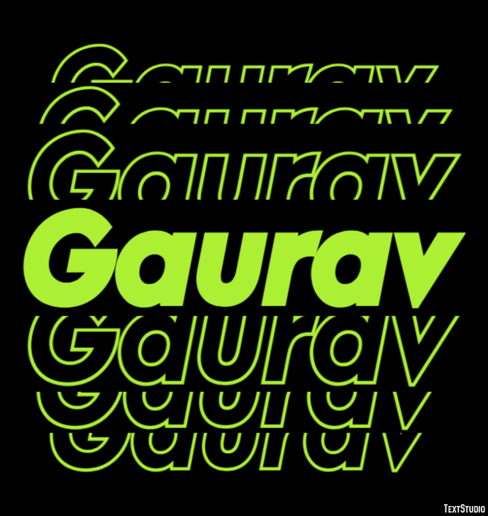 Gaurav Text Effect