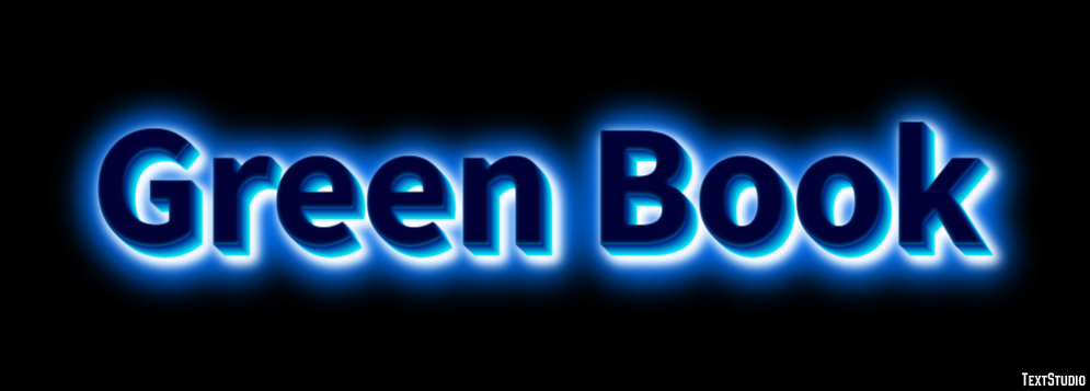 Green Book Text Effect