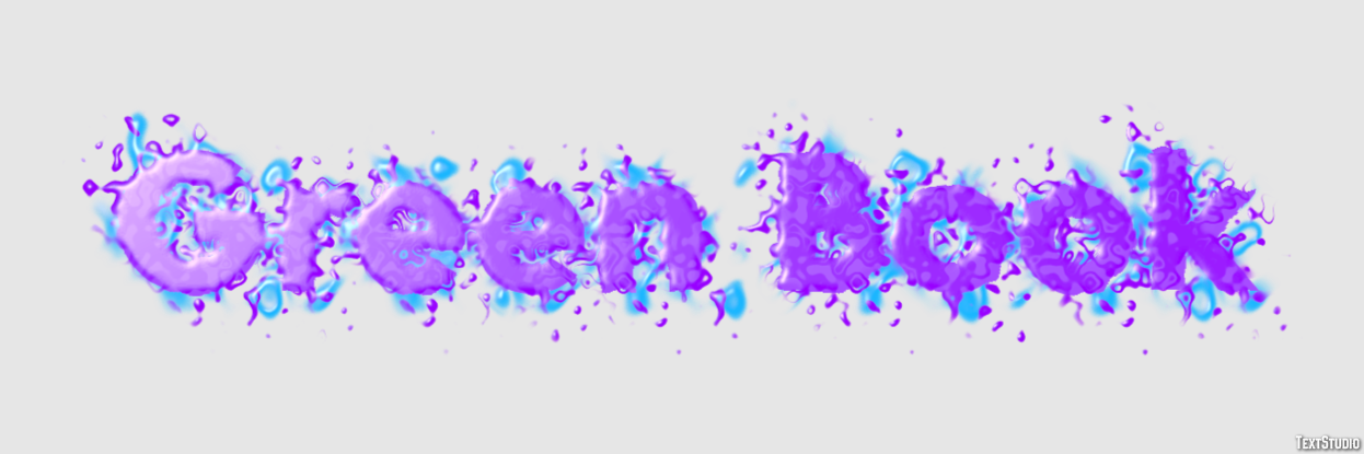 Green Book Text Effect