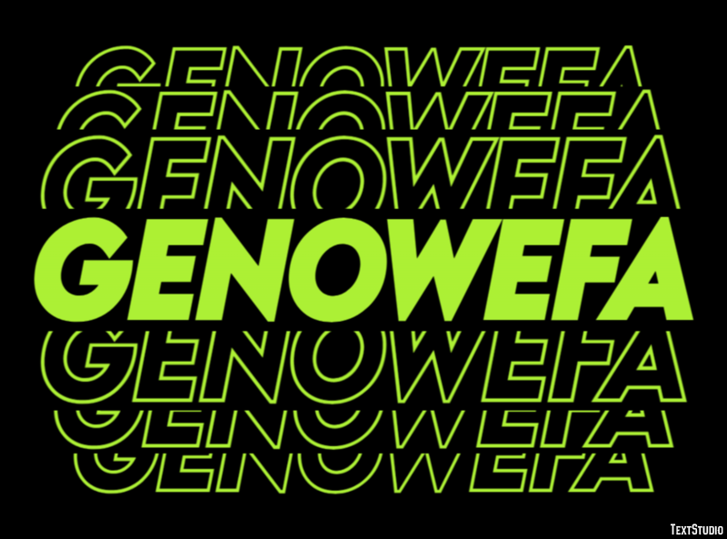 Genowefa Efekt tekstowy