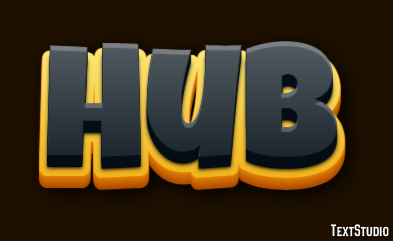 Hub Text Effect