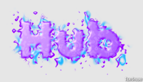 Hub Text Effect