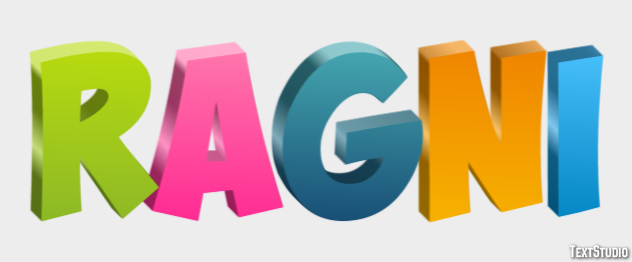 Ragni Effet de texte