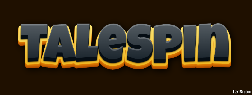 Talespin Efecto de Texto