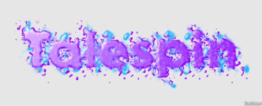 Talespin Effet de Texte