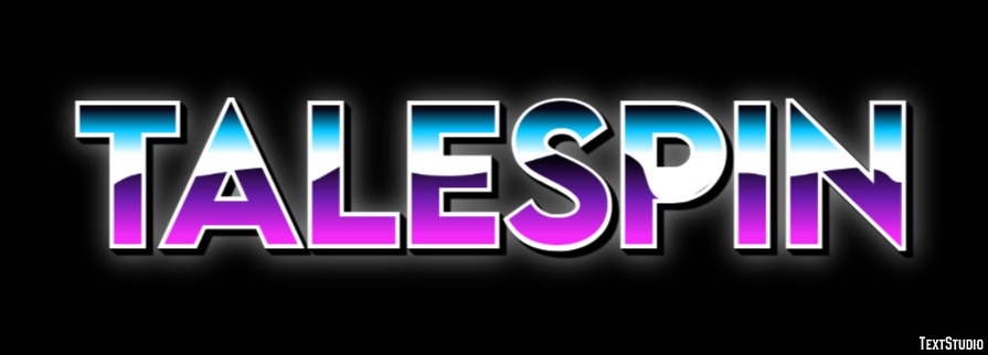 Talespin Efecto de Texto