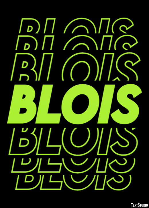 Blois Efeito de texto