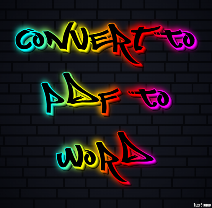 Convert To Pdf To Word Efekt tekstowy
