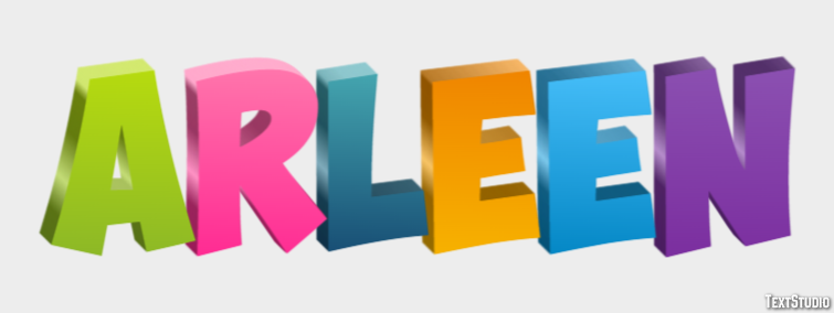Arleen Efeito de texto