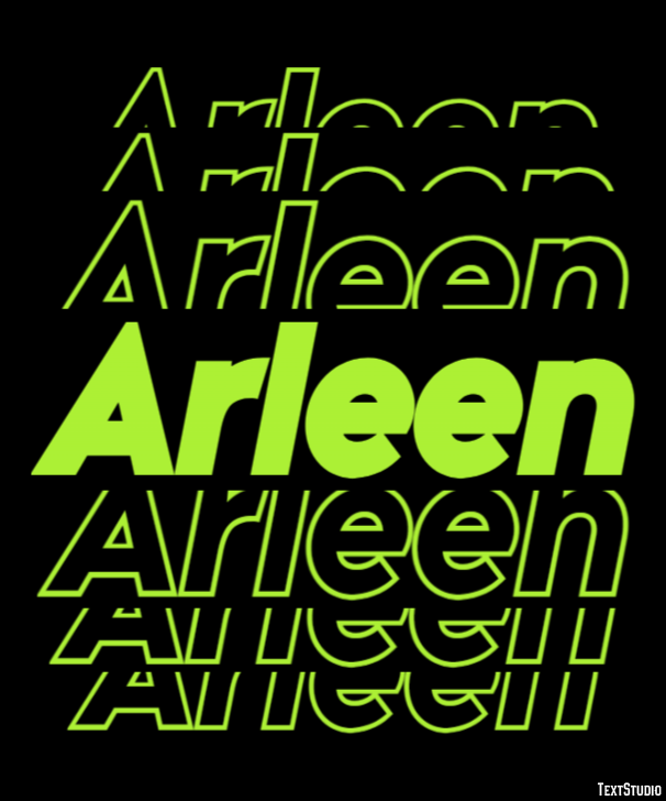 Arleen Texteffekt