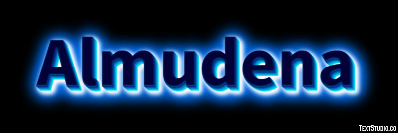Almudena Efecto de Texto