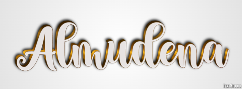 Almudena Efecto de Texto