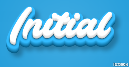 Initial Text Effect