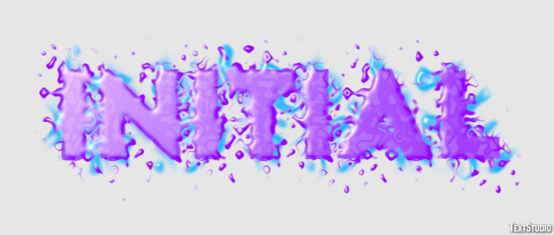 Initial Text Effect