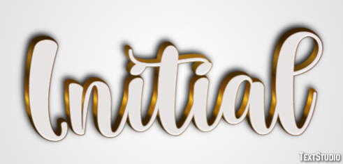 Initial Text Effect