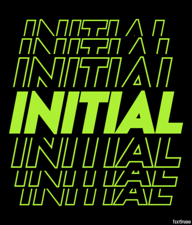 Initial Text Effect