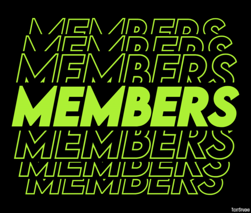 Members テキスト効果