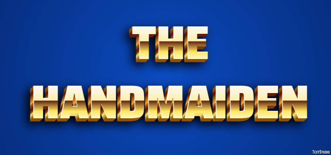 The Handmaiden Эффект текста