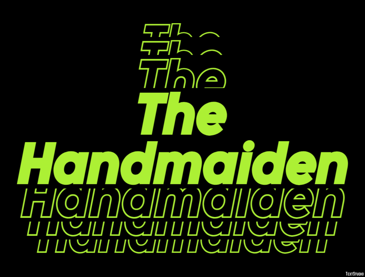 The Handmaiden Tekst Effect
