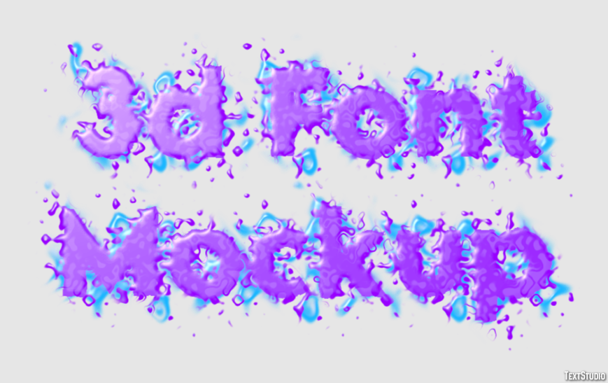 3d Font Mockup Text Effect