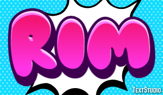 Rim Efecto de Texto