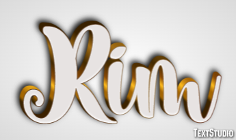 Rim Efecto de texto