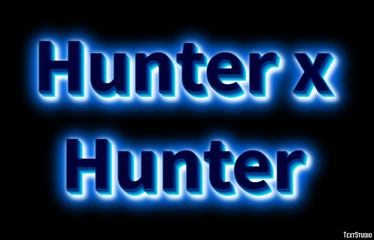 Hunter x Hunter Efecto de Texto