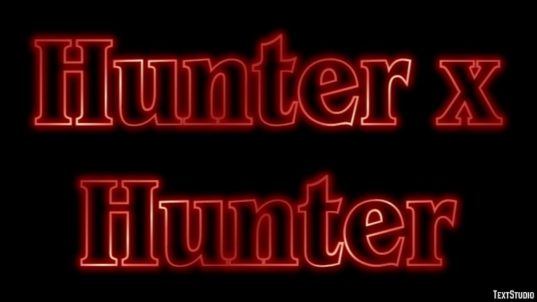 Hunter x Hunter Text effect